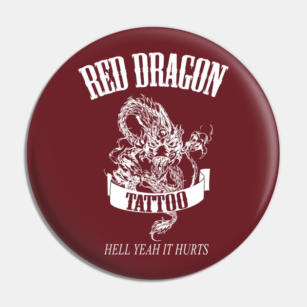 Red Dragon Tattoo Pin by ShawnaMac