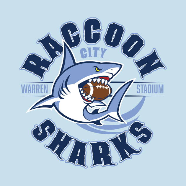 Raccoon Sharks by MindsparkCreative