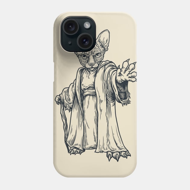 Master Sphynx Phone Case by affan2fly