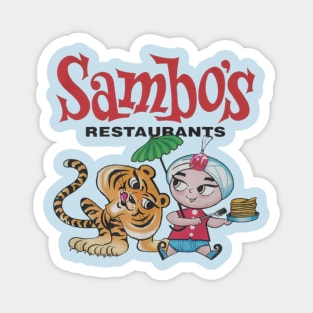 Sambo's Restautant Retro Vintage Magnet