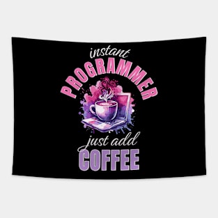 Instant Programmer Just Add Coffee Tapestry