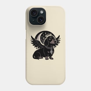 Dachshund Night Angel Phone Case