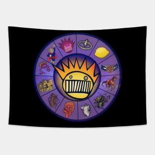 Boognish Rising 2.3 - Horoscope Birth Chart For Ween Tapestry