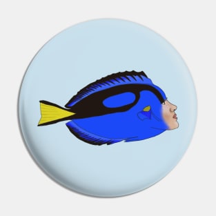 Blue Tang Ladyfish Pin