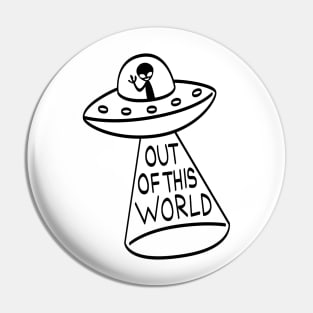 Out of This World - Black Pin