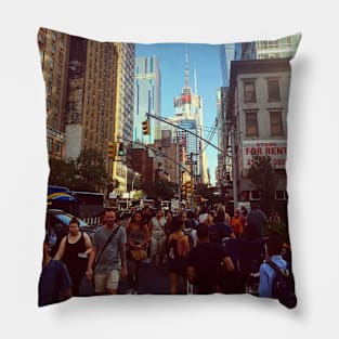 Manhattan, New York City Pillow