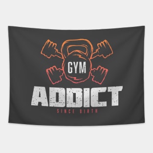 Gym Addict - Fitness Motivation & Inspiration Tapestry