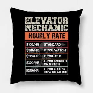 Elevator Mechanic Pillow