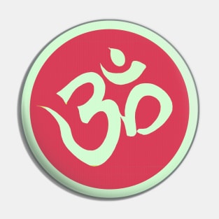 Om Spirituality Awareness Meditation Yoga Pin