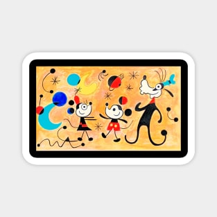 Joan Miro Magnet