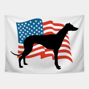 Greyhound USA America - Dog Lover Dogs Tapestry