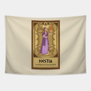 Hestia Tarot Card Tapestry