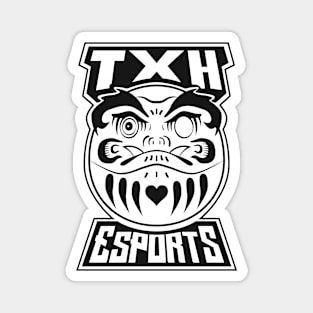 TXH Black logo Magnet