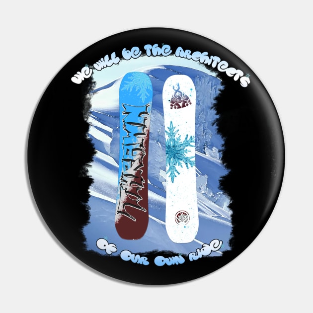 MERCH SW Thrawn Winter Solstice Snowboard Pin by #StarWars SWAG 77 Style