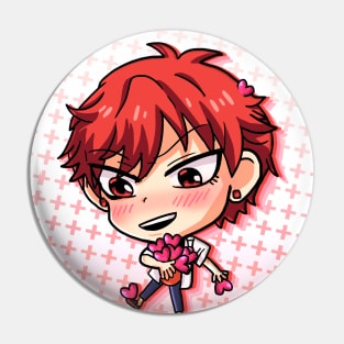 Gekkan Shoujo Nozaki kun! Heart hoarder Nozaki two sided Pin