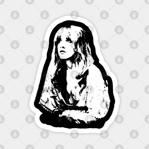 Stevie Nicks Pop Art Magnet by phatvo