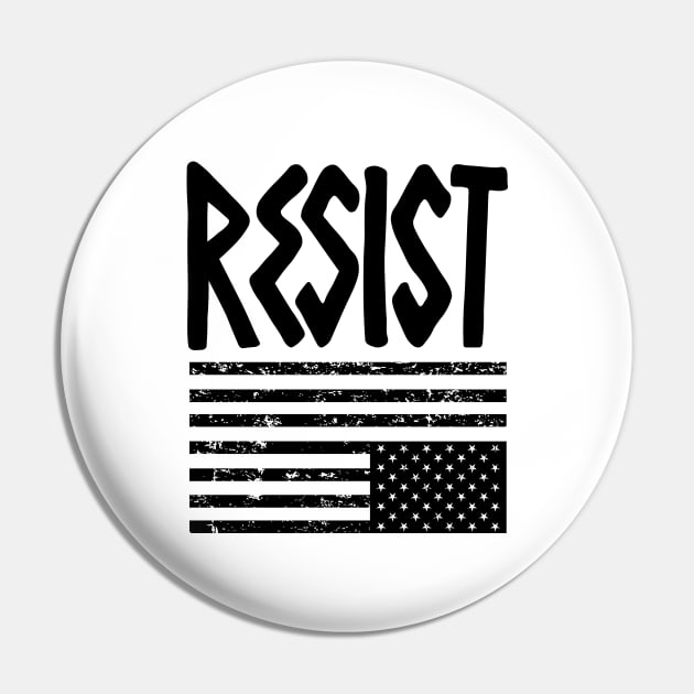 Resist America Pin by nankeedal