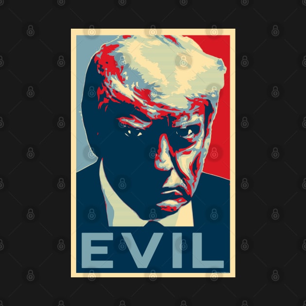 Trump Evil Mugshot - by-CH3Media by CH3Media