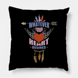 Heart Desires - Burning Man Inspired Pillow