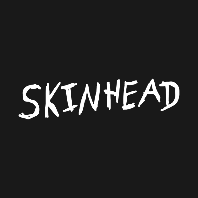 Dark and Gritty SKINHEAD sketch text font logo by MacSquiddles