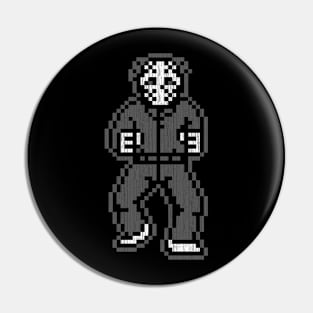 Retro Jason - Grey Vintage Pin