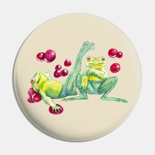 Frog Thots Pin