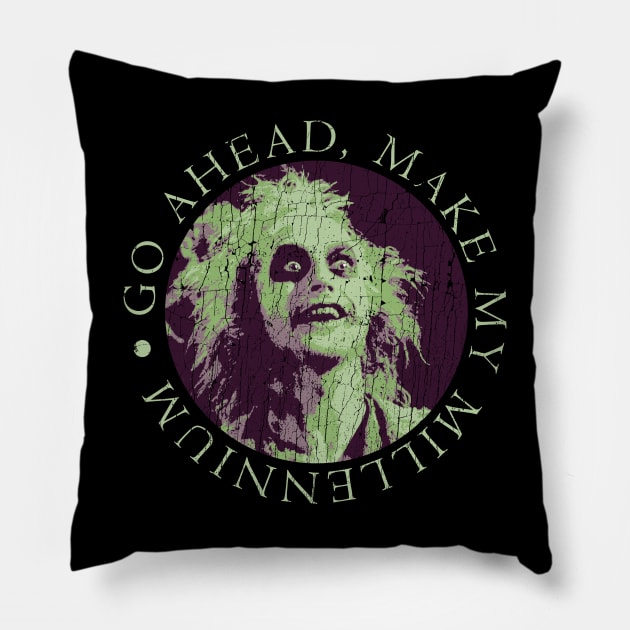 Go ahead, Make my millenium Pillow by Sachpica