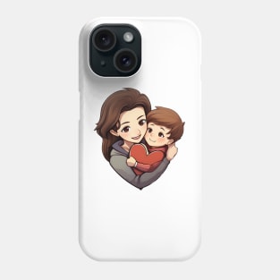 In a mother's love, a child finds the most genuine reflection Phone Case