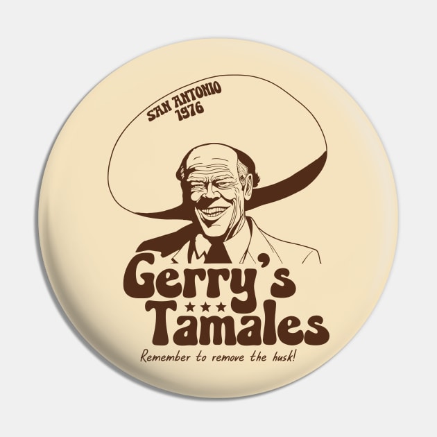 Vintage Gerry's Tamales // Funny President Gerald Ford San Antonio Tamale Pin by Now Boarding