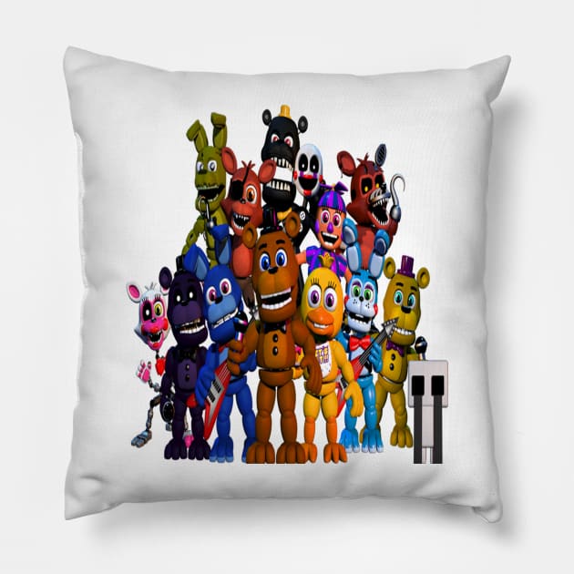 fnaf security breach Pillow by ogami