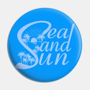 sea sand sun Pin