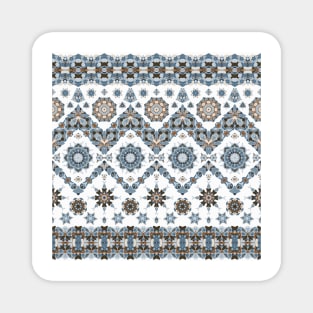 Ethnic patterns in oriental style. Magnet