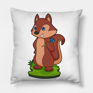 Squirrel Darts Dart Pillow