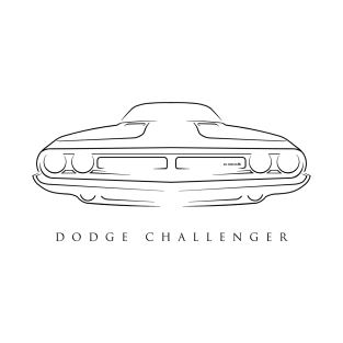 1971 Dodge Challenger - stencil T-Shirt