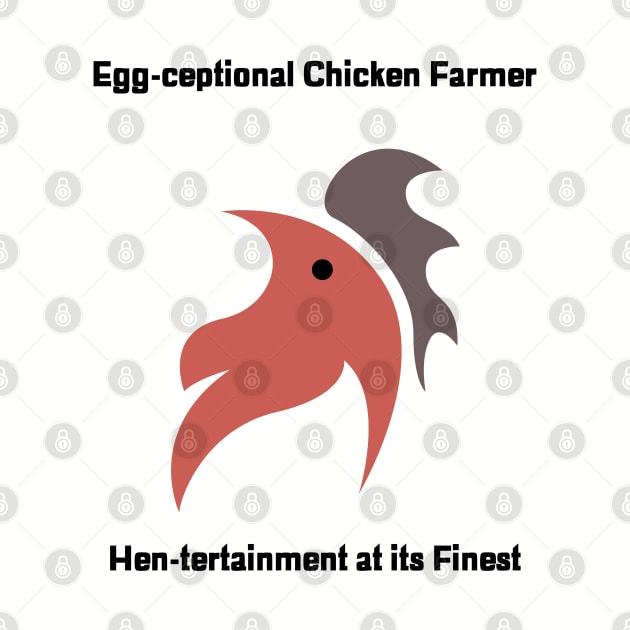 Egg-ceptional Chicken Farmer by Pixels, Prints & Patterns