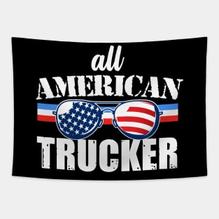 American Trucker Tapestry