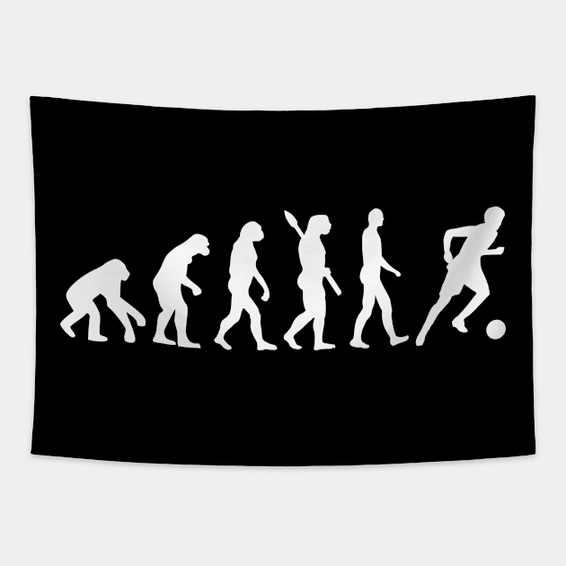 Evolution soccer Tapestry by Designzz