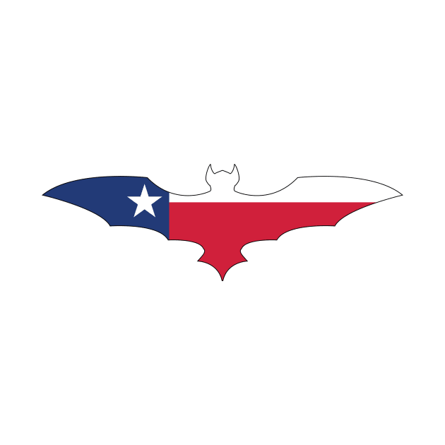 Bat Flag of Texas by Wickedcartoons