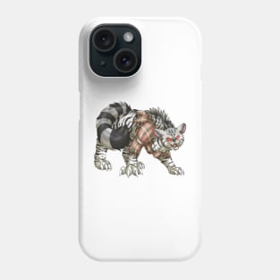 WereCat: Silver Tabby Phone Case