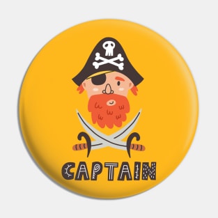 Captain Ahoy! Pin