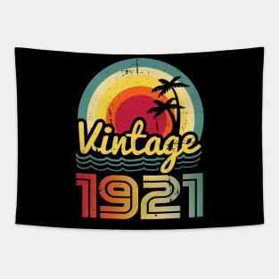 Vintage 1921 Made in 1921 102th birthday 102 years old Gift Tapestry