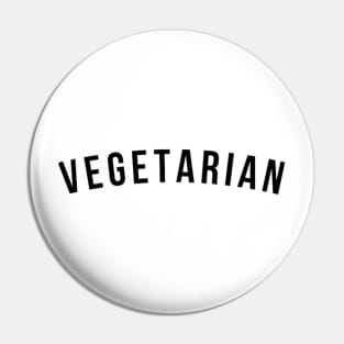 VEGETARIAN - eat lots of vegetables, top graphic design tumblr vibes funny Pin