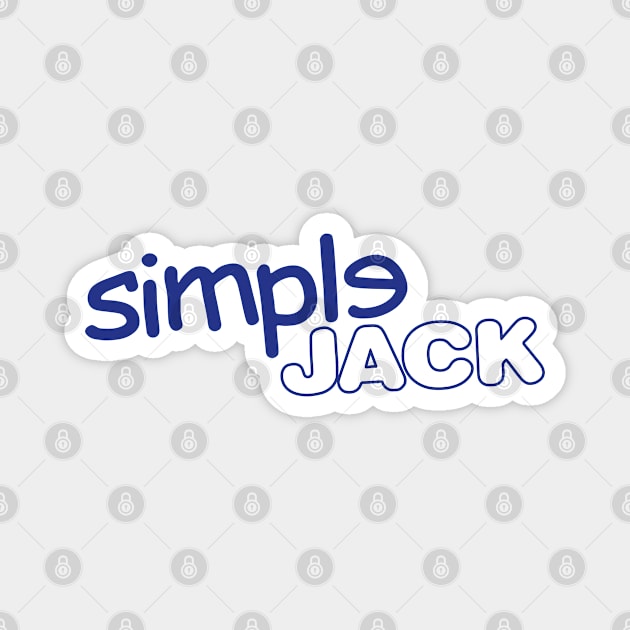 Simple Jack Magnet by tvshirts