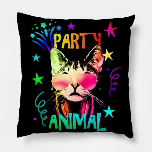 Cat Party Animal Pillow