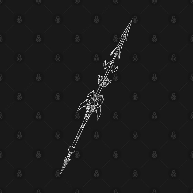 Jarvan IV Spear (White) by DeLyss-Iouz