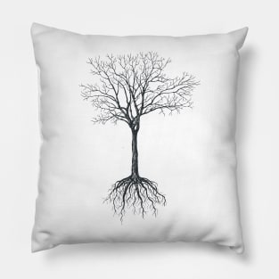 Tree witouth leaves Pillow