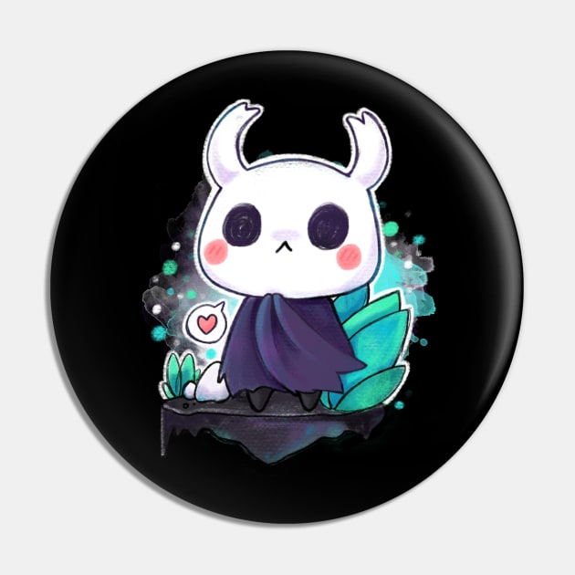 Hollow Knight chibi Pin by linkitty