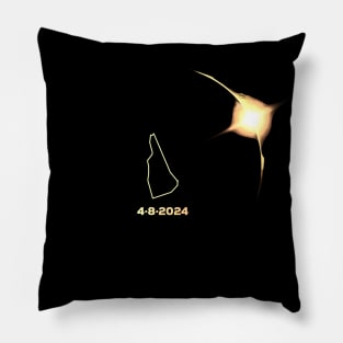 Solar Eclipse 2024 New Hampshire Pillow