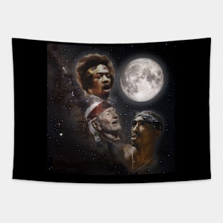 Three Headband Moon Tapestry