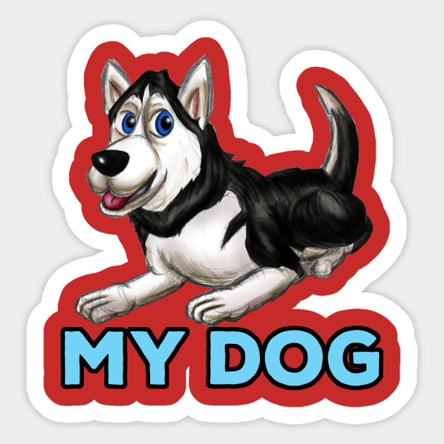 Husky - Pet - Sticker